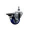 Service Caster 3 Inch Blue Polyurethane 12 Inch Threaded Stem Caster with Brake SCC-TS20S314-PPUB-BLUE-PLB-121315 - alternate 1